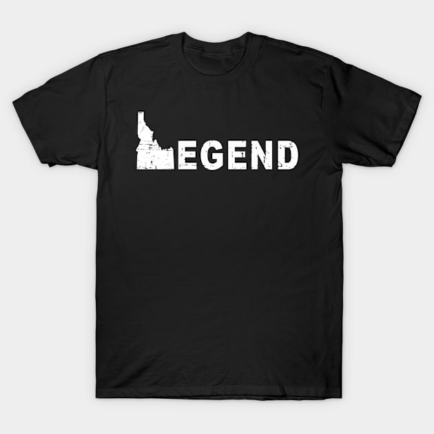 Idaho Legend | Boise | Potato | T-Shirt | Christmas Gift Idea T-Shirt by MerchMadness